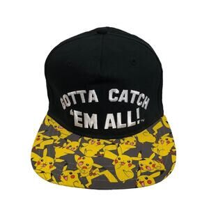 Pokemon Gotta Catch 'Em All! Youth Snapback Baseball Cap Hat Trucker Adjustable